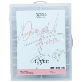 Nails Company szablony dual form Coffin 120 szt.