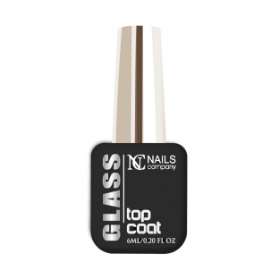 Nails Company Glass Top Coat z warstwą dyspersyjną 6ml - top nabłyszczający