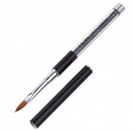 Pędzel pędzelek do akrylu z kryształkami rozm. 2