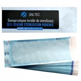 Saltec torebki do sterylizacji 100x260mm 200 szt.