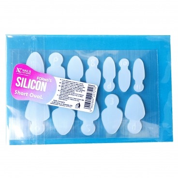 Nails Company formy silikonowe Short Oval do frencha