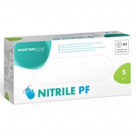 Rękawiczki nitrylowe niebieskie S 100 szt. Master Glove
