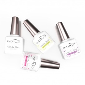 Indigo Lemon Bob Candy Base baza hybrydowa z drobinkami 7ml