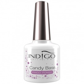 Indigo Pingo Pongo Candy Base baza hybrydowa z drobinkami 7ml
