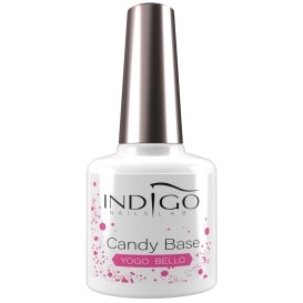 Indigo Yogo Bello Candy Base baza hybrydowa z drobinkami 7ml