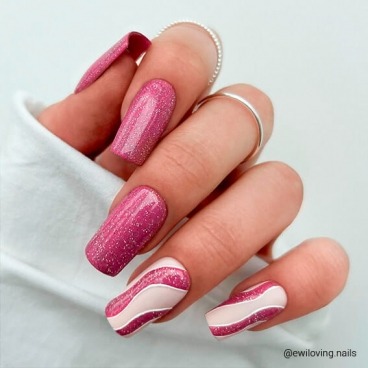 Nails Company Top Glow Show Rose Gold 11ml