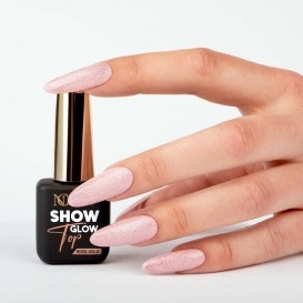 Nails Company Top Glow Show Rose Gold 11ml