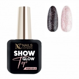 Nails Company Top Glow Show Rose Gold 11ml