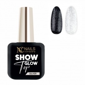 Nails Company Top Glow Show Silver 11ml
