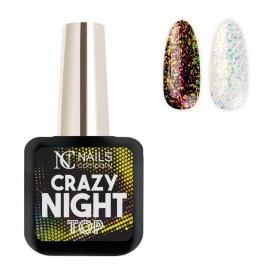 Nails Company Top Crazy Night 11ml zielono-złoty