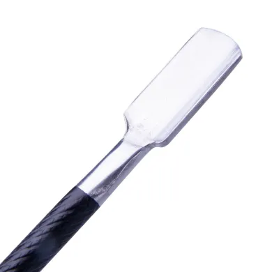 Radełko kopytko dwustronne metalowe pusher BLACK