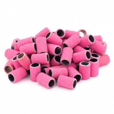 Aba Group nakładki kapturki ścierne na frezy 120 - 100 szt. różowe Aba Group nakładki kapturki ścierne na frezy 120 - 100 szt. różowe