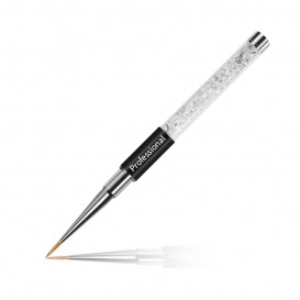 Pędzelek do zdobień 11mm szerokie włosie składany premium