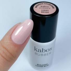 Kabos Light Beige 8ml baza kauczukowa Rubber Building Cover Base Kabos Light Beige 8ml baza kauczukowa Rubber Building Cover Base