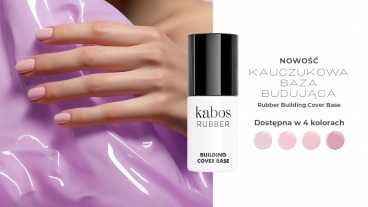 Kabos Shiny Light Pink 8ml baza kauczukowa Rubber Building Cover Base