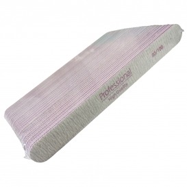 25x Pilnik do paznokci prosty 80/100 szary professional zestaw