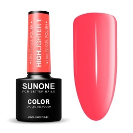 SunOne Highlighter 1 neonowy lakier hybrydowy 5g