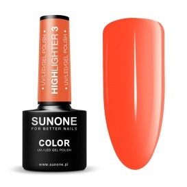 SunOne Highlighter 3 neonowy lakier hybrydowy 5g