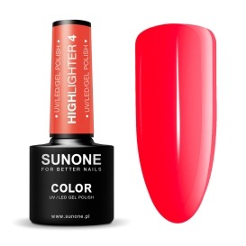 SunOne Highlighter 4 neonowy lakier hybrydowy 5g