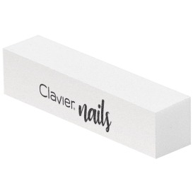 Clavier blok polerski biały do paznokci manicure do matowienia płytki