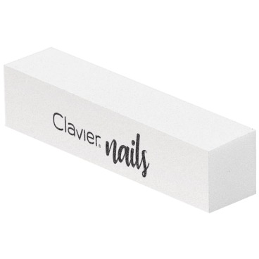 Clavier blok polerski biały do paznokci manicure do matowienia płytki