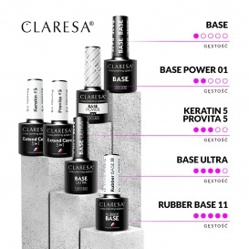Claresa ultra base 5ml do przedłużania płytki