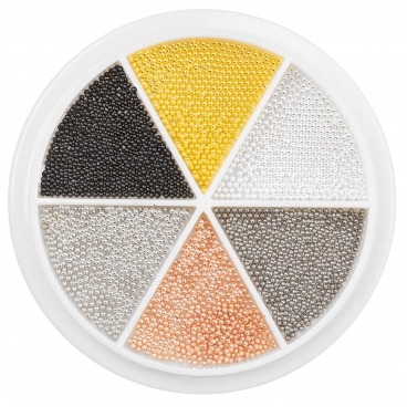 Clavier karuzela ozdoby do paznokci Bulion MIX kawior