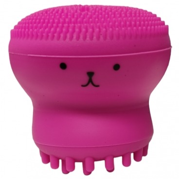 Silikonowa szczoteczka do mycia twarzy i ciała - stworek