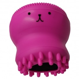 Silikonowa szczoteczka do mycia twarzy i ciała - stworek