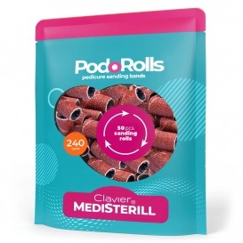 Clavier nakładki ścierne gradacja 240 delikatne 50 szt.