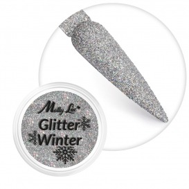 MollyLac pyłek efekt do zdobień Glitter Winter 02 - 1g