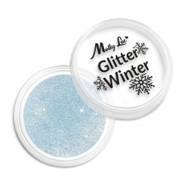 MollyLac pyłek efekt do zdobień Glitter Winter 03 - 1g