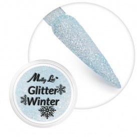 MollyLac pyłek efekt do zdobień Glitter Winter 03 - 1g