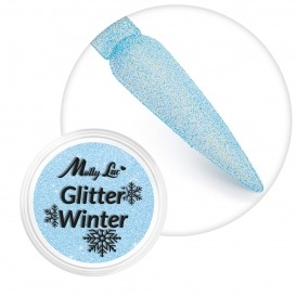 MollyLac pyłek efekt do zdobień Glitter Winter 04 - 1g