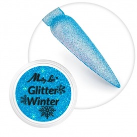 MollyLac pyłek efekt do zdobień Glitter Winter 05 - 1g