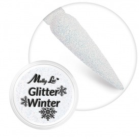 MollyLac pyłek efekt do zdobień Glitter Winter 09 - 1g
