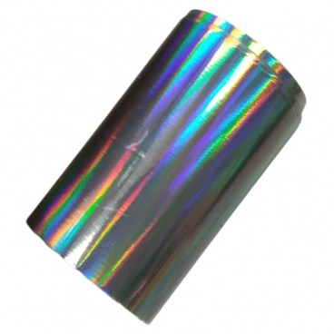 Folia transferowa do zdobień srebrna holo *SH