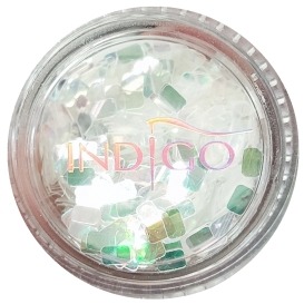 Indigo Mirror Emerald efekt tłuczonego szkła 2,5g Indigo Mirror Emerald efekt tłuczonego szkła 2,5g