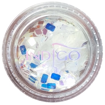 Indigo Mirror Mermaid efekt tłuczonego szkła 2,5g Indigo Mirror Mermaid efekt tłuczonego szkła 2,5g