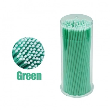 3x mikroszczoteczki do rzęs aplikatory 100 szt. bezwłókienkowe