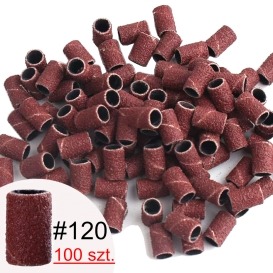 4x nakładki kapturki ścierne do pedicure 100 szt. 80/120/180/240