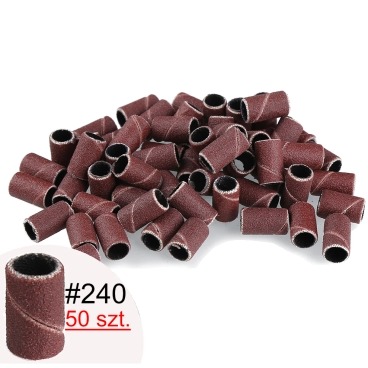 Zestaw 100x nakładka ścierna na frez ( gradacja 80, 120, 180, 240))