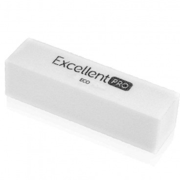 Excellent Pro blok polerski biały do matowienia paznokci ECO