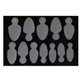 Excellent PRO formy silikonowe do frencha dual form combo Oval Short