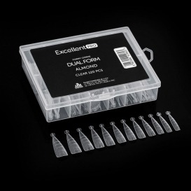 Excellent Pro formy górne dual form Almond 120 szt.