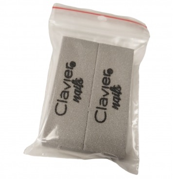 Clavier mini buffer blok polerski szary 2 szt.