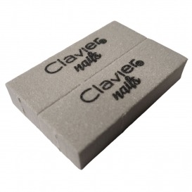 Clavier mini buffer blok polerski szary 2 szt.