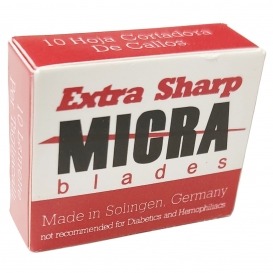 Micra by Solingen żyletki do omegi do pięt pedicure 10 szt. ostrza
