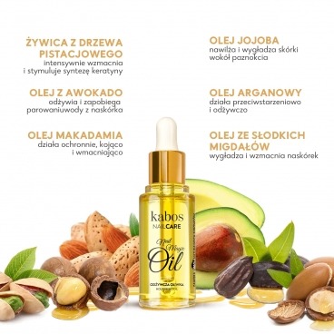 Kabos oliwka silnie regenerująca do paznokci 30ml - Nail Magic Oil