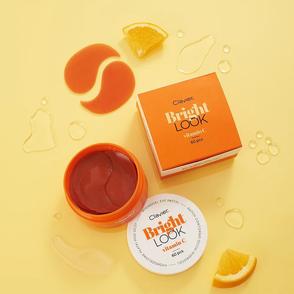 Clavier żelowe płatki pod oczy Witamina C Bright Look 60 szt.